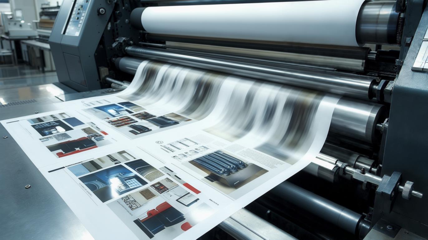 Printing press with catalogs